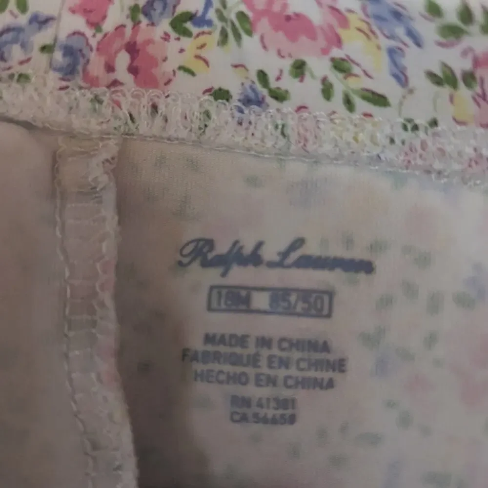 Ralph Lauren Pants 18m Pink Floral Classic Preppy Basic Everyday